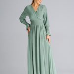 Sukienka Model M940 Oliwka - Figl - obrazek 5