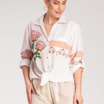 Koszula Damska Model M1120 Beige – Figl