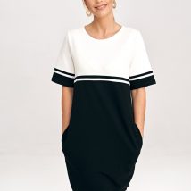 Sukienka Model M1028 Black/Ecru – Figl