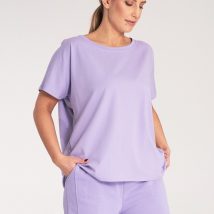 Tshirt Damski Model M1164 Violet – Figl