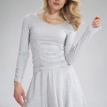 Bluzka Model M788 Grey Melange – Figl