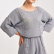 Spodnie Komplet Model M995 Dark Grey – Figl