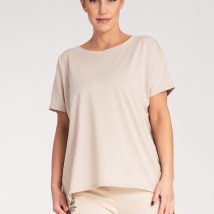 Tshirt Damski Model M1164 Beige – Figl