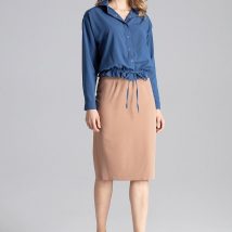 Koszula Damska Model M647 Navy – Figl