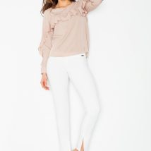 Spodnie Damskie Model M474 Ecru – Figl