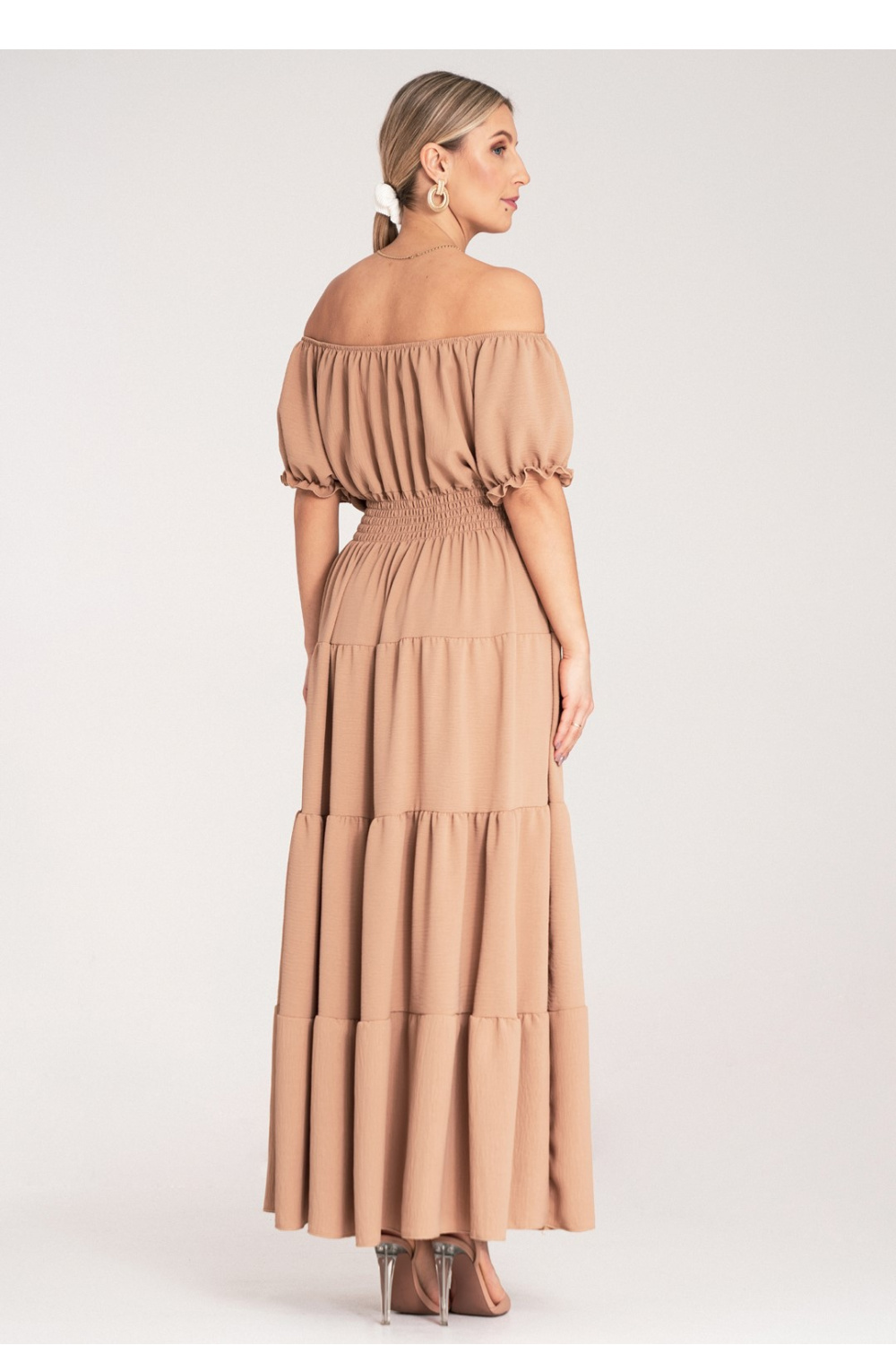 Sukienka Model M1170 Beige - Figl - obrazek 4