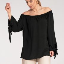 Bluzka Model M1133 Black – Figl