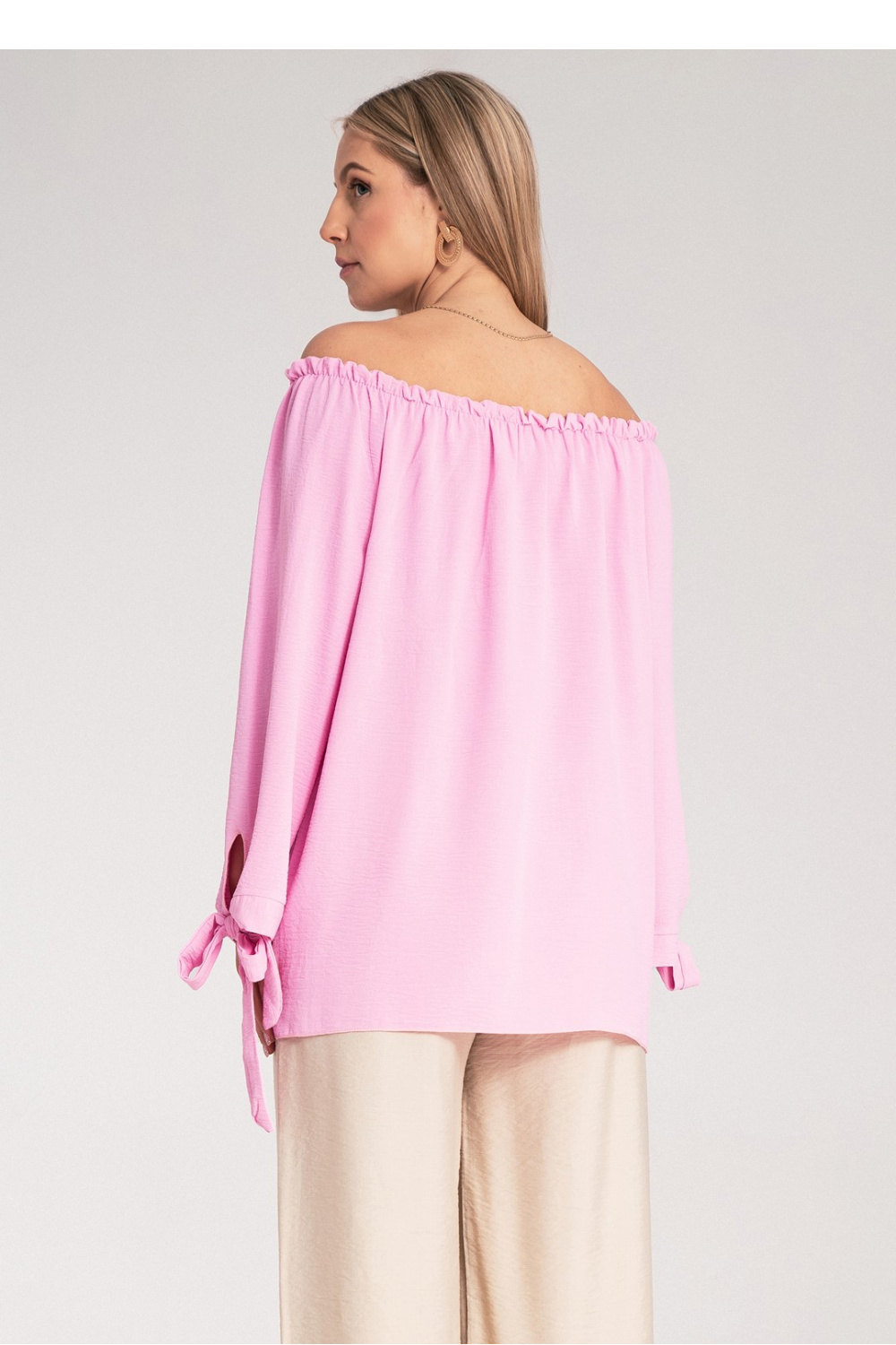 Bluzka Model M1133 Pink - Figl - obrazek 4
