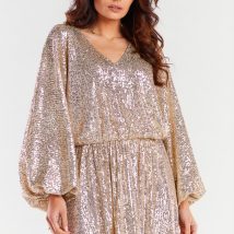 Sukienka Model A485 Beige – awama