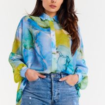 Koszula Damska Model A513 Sea Waves – awama