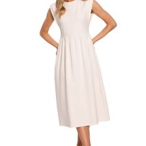 Sukienka Model MOE581 Śmietana – Moe