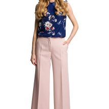 Spodnie Damskie Model MOE378 Powder Pink – Moe