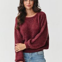 Sweter Damski Model S168 Bordo – Makadamia