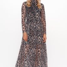 Sukienka Model M764 Szyfon 35 – Makadamia