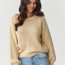 Sweter Damski Model S168 Beige – Makadamia