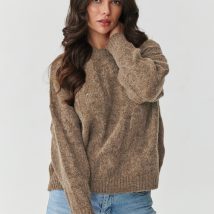 Sweter Damski Model S169 Tabacco – Makadamia