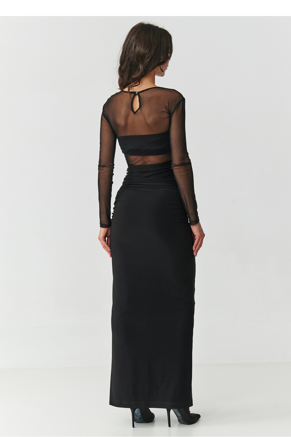 Sukienka Model M911 Black - Makadamia - obrazek 4