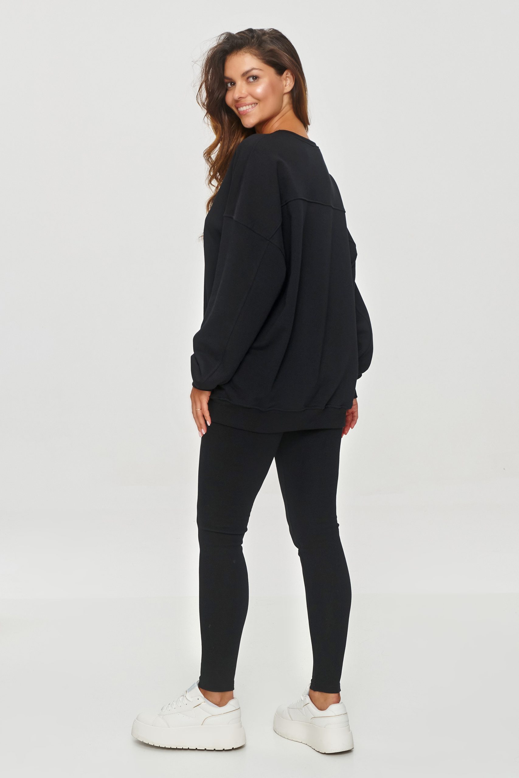 Legginsy Model A3 Black - Makadamia - obrazek 4