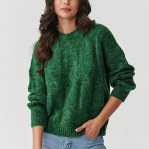 Sweter Damski Model S169 Bottle Green – Makadamia