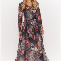 Sukienka Model M813 Siatka 46 – Makadamia