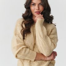 Sweter Damski Model S169 Beige – Makadamia