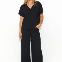 Spodnie Komplet Model M831 Black – Makadamia