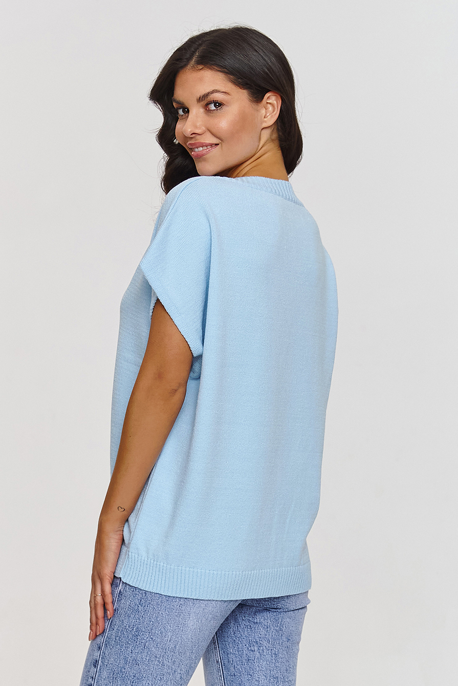 Kamizelka Model S157 Błękit - Makadamia - obrazek 4