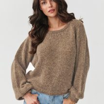 Sweter Damski Model S168 Tabacco – Makadamia