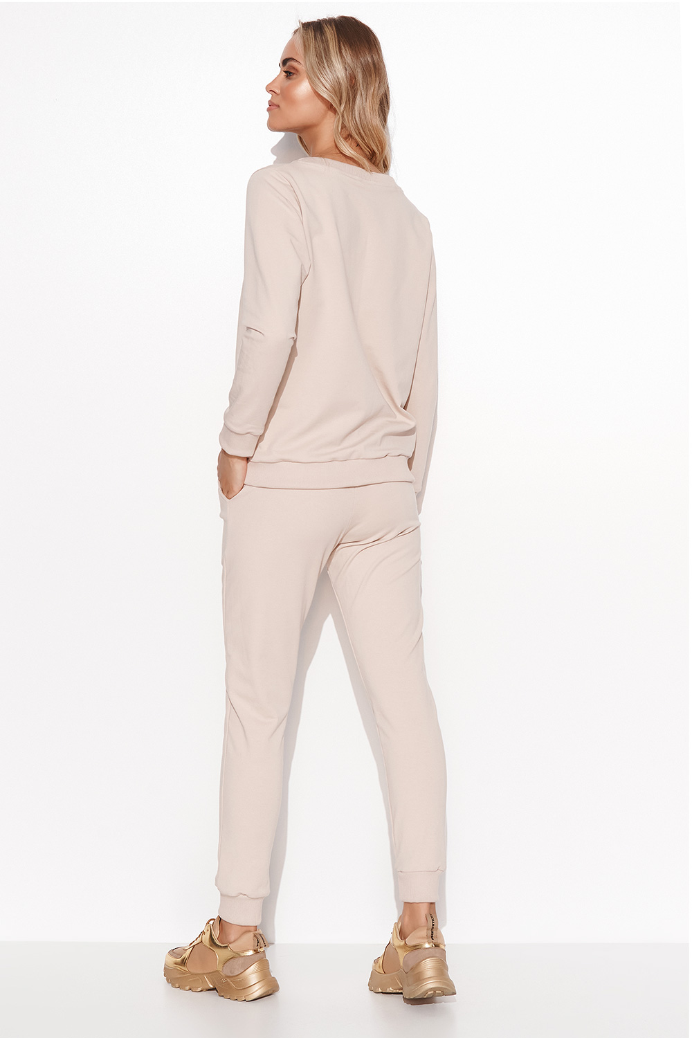 Spodnie Komplet Model M738 Light Beige - Makadamia - obrazek 3