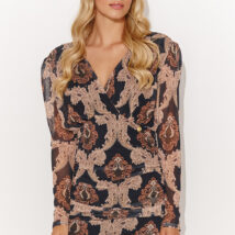 Sukienka Model M814 Siatka 48 – Makadamia