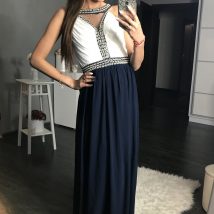 Sukienka Wieczorowa Model 17790 Navy – YourNewStyle