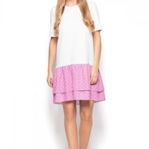 Sukienka Model K412 Wzór 37 White – Katrus