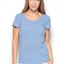 Bluzka Model K411 Wzór 38 Blue – Katrus