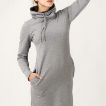 Sukienka model Kaja Light Gray/Dark Gray – Tessita