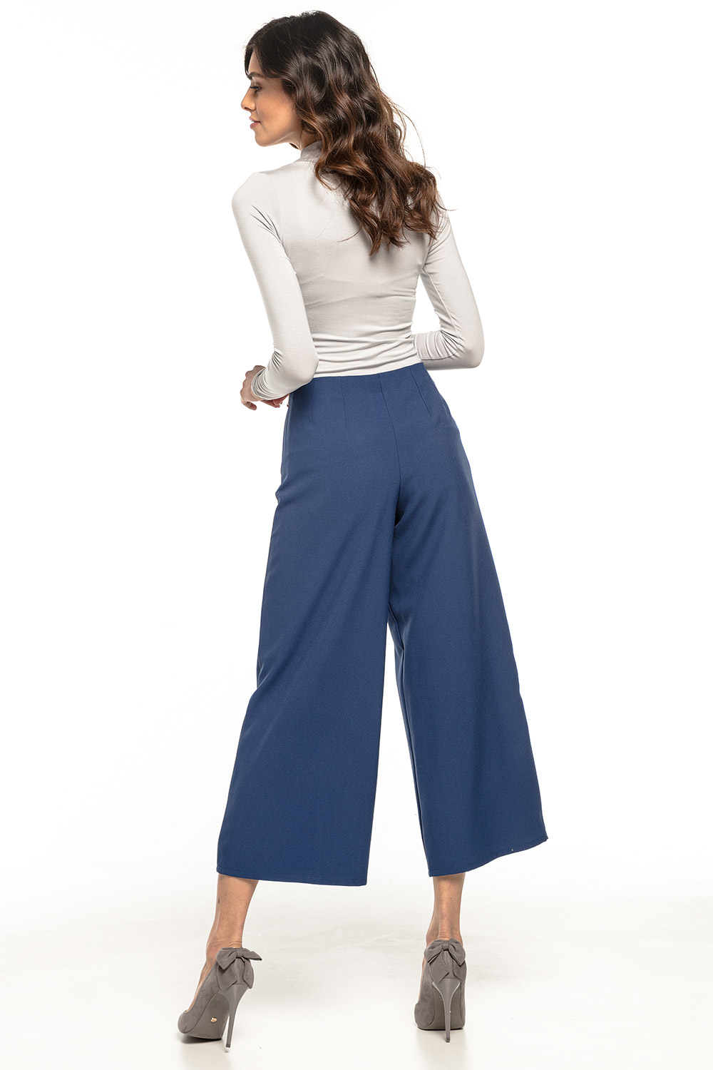 Spodnie Damskie Model T272/4 Navy - Tessita - obrazek 4