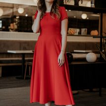 Sukienka Model T372/5 Malina – Tessita