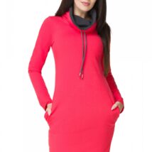 Sukienka model Kaja12 Coral/Dark Gray – Tessita