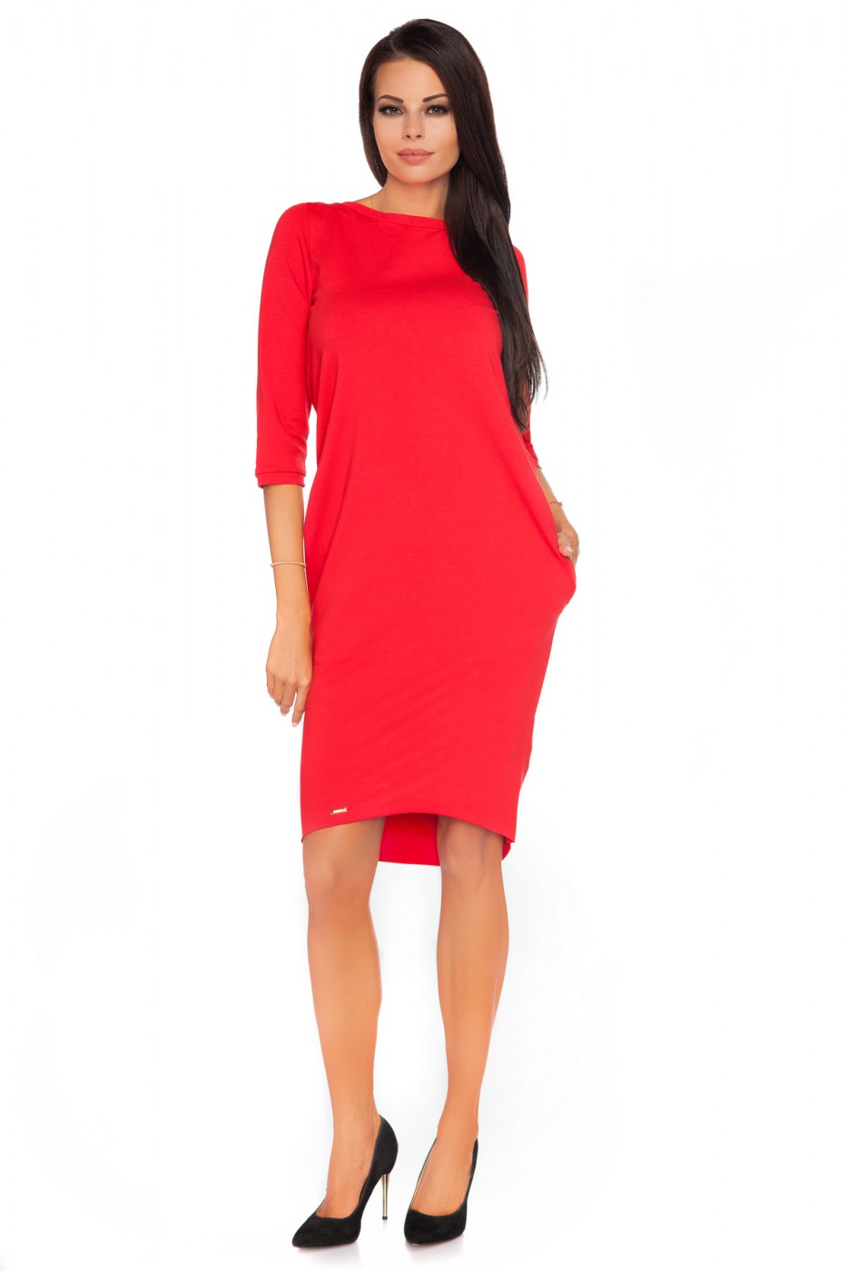 Sukienka Model Halina 6 Red - Tessita - obrazek 3