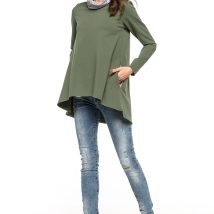 Tunika Model T277/2 Green/Flowers – Tessita