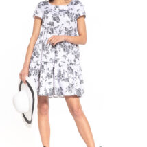 Sukienka Model T343/1 Grey Flowers – Tessita