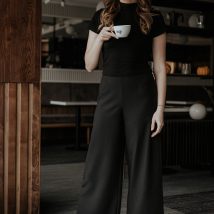 Spodnie Damskie Model T375/3 Black – Tessita