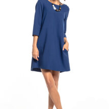 Sukienka Model T326/4 Navy – Tessita