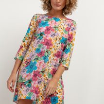 Sukienka Model T391/1 Big Mulicolor Flowers – Tessita