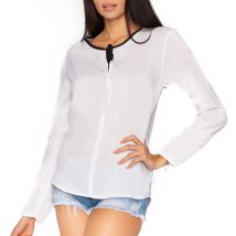 Bluzka Model Kornelia 2 White/Black – Tessita