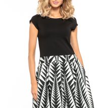 Sukienka Model T254/1 Black/Ecru – Tessita