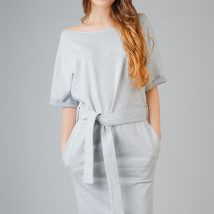 Sukienka Model Aleksandra 8 Light Grey – Tessita