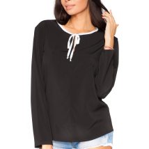 Bluzka Model Kornelia 1 Black/White – Tessita