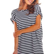 Sukienka Model M210 Paski Black – Infinite You