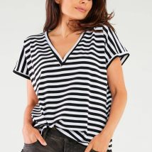 Bluzka Model M267 Paski Black – Infinite You
