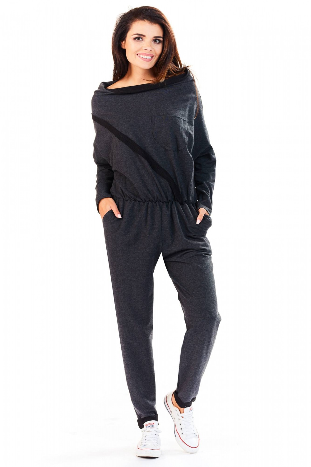 Kombinezon Damski Model M145 Grafit - Infinite You